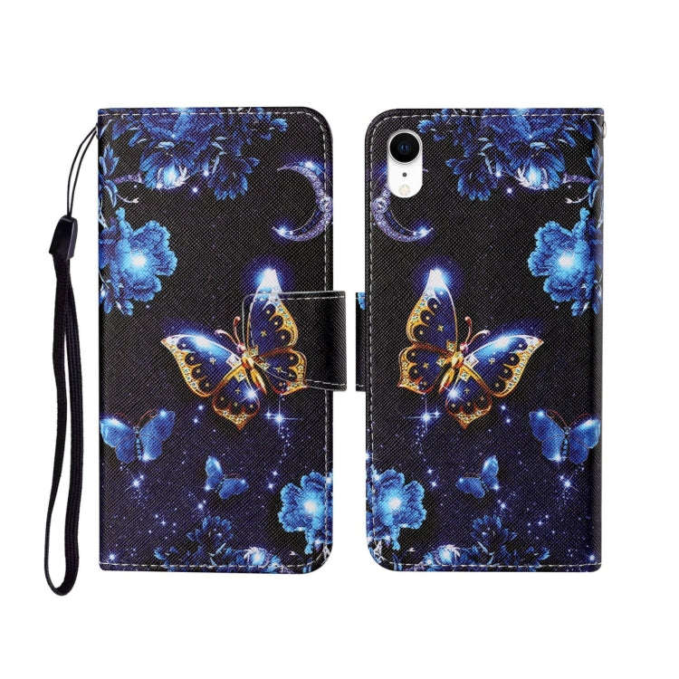 Painted Pattern Horizontal Flip Leathe Case, For iPhone SE (2020)/ 7 /8, For iPhone X, For iPhone XR
