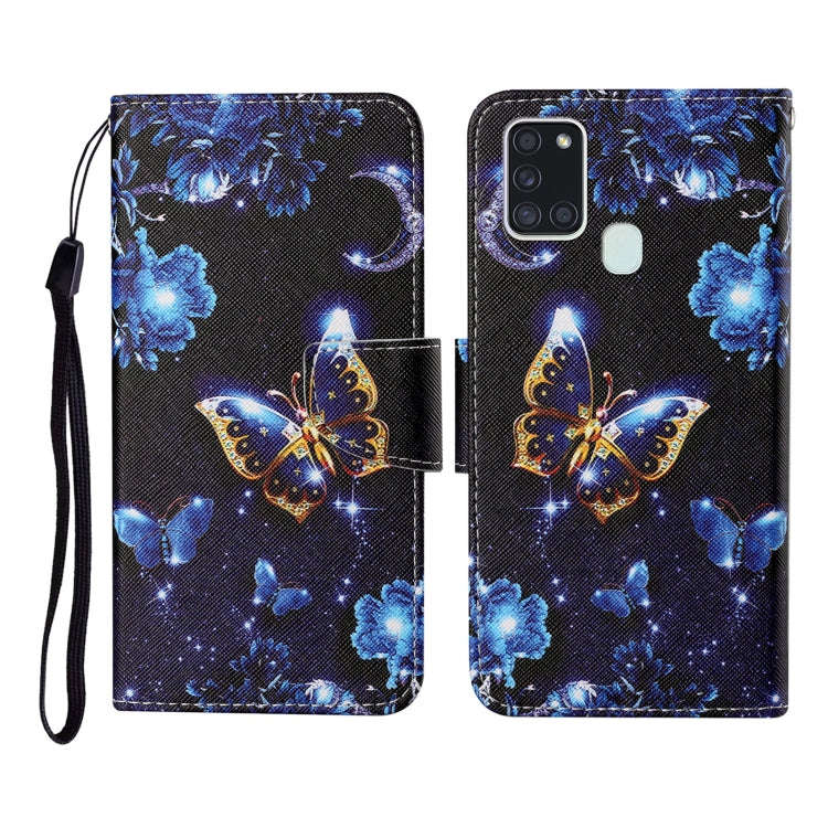 Colored Drawing Pattern Horizontal Flip Leather Case with Holder & Card Slots & Wallet & Lanyard,...