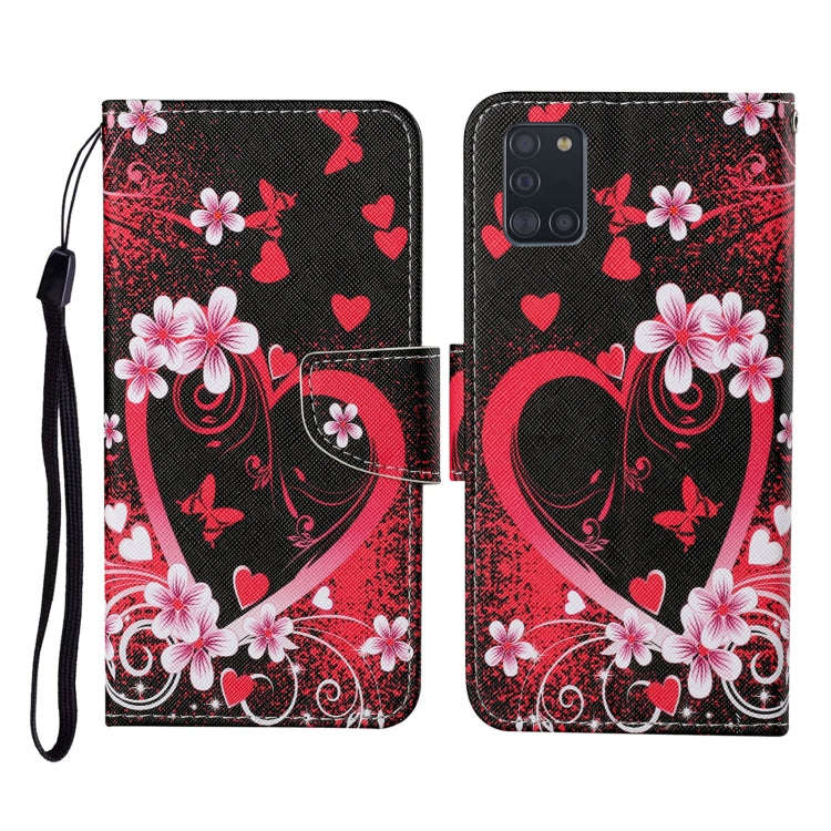 Colored Drawing Pattern Horizontal Flip Leather Case with Holder & Card Slots & Wallet & Lanyard,...