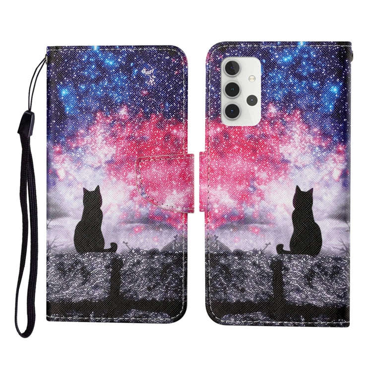 Colored Drawing Pattern Horizontal Flip Leather Case with Holder & Card Slots & Wallet & Lanyard,...