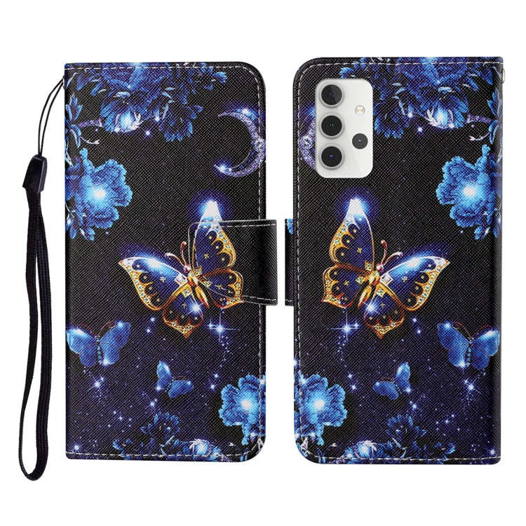Colored Drawing Pattern Horizontal Flip Leather Case with Holder & Card Slots & Wallet & Lanyard,...