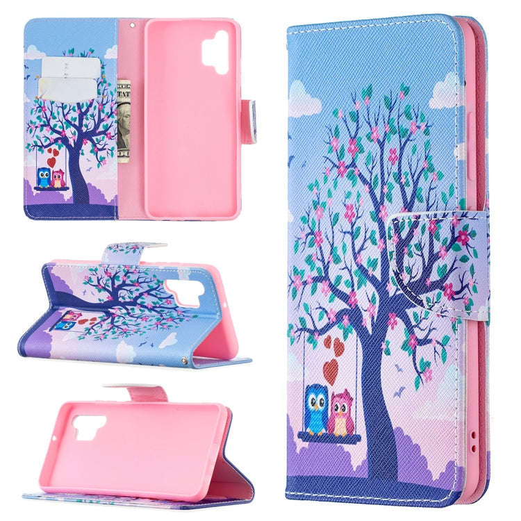 Colored Drawing Pattern Horizontal Flip Leather Case with Holder & Card Slots & Wallet, For Samsu...