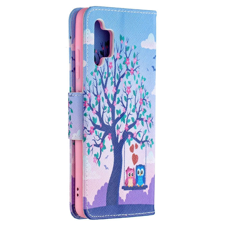 Colored Drawing Pattern Horizontal Flip Leather Case with Holder & Card Slots & Wallet, For Samsu...