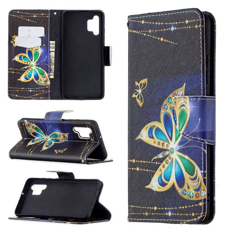 Colored Drawing Pattern Horizontal Flip Leather Case with Holder & Card Slots & Wallet, For Samsu...