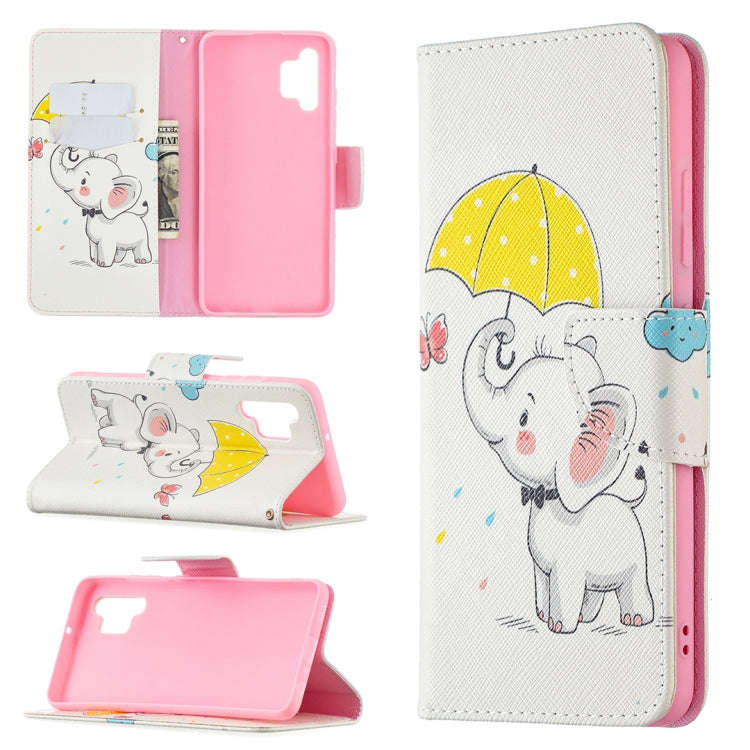 Colored Drawing Pattern Horizontal Flip Leather Case with Holder & Card Slots & Wallet, For Samsu...