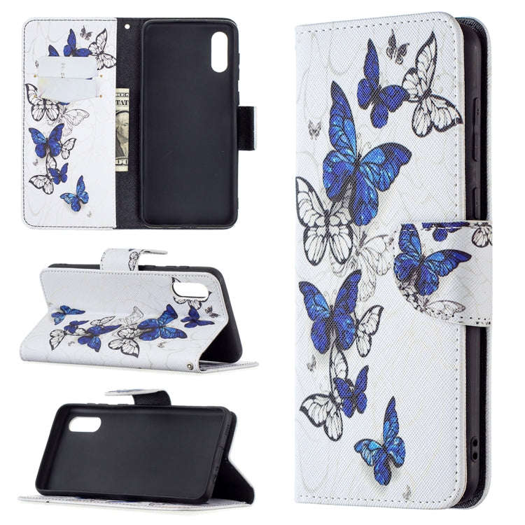 Colored Drawing Pattern Horizontal Flip Leather Case with Holder & Card Slots & Wallet, For Samsu...