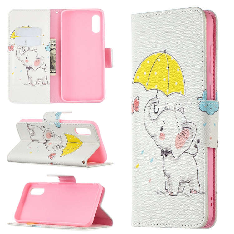 Colored Drawing Pattern Horizontal Flip Leather Case with Holder & Card Slots & Wallet, For Samsu...