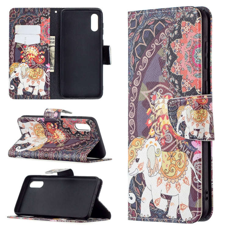 Colored Drawing Pattern Horizontal Flip Leather Case with Holder & Card Slots & Wallet, For Samsu...