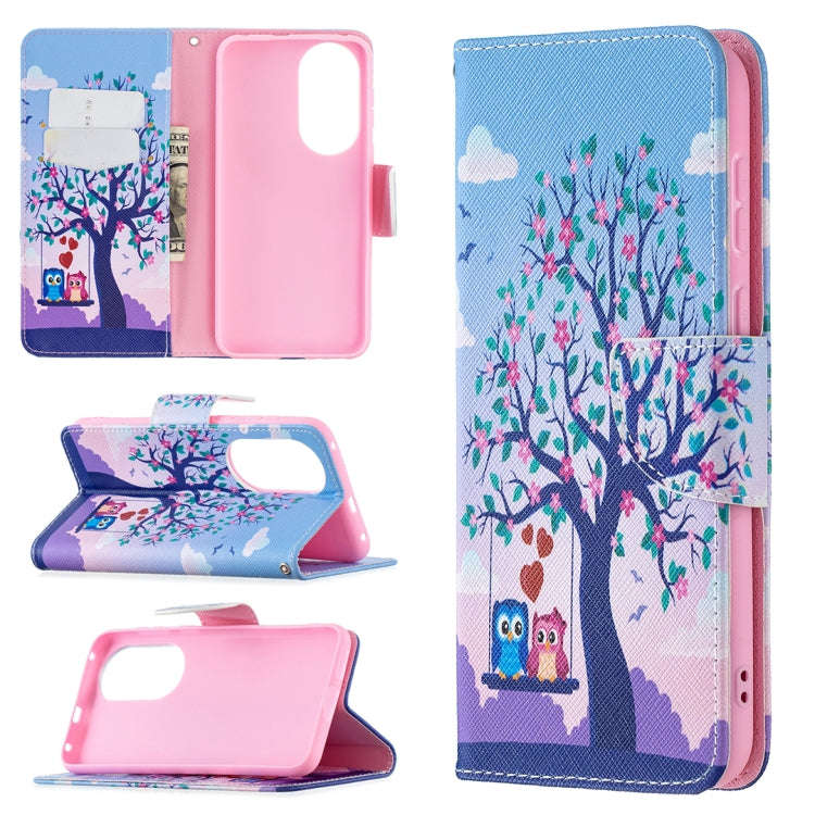 Colored Drawing Pattern Horizontal Flip Leather Case with Holder & Card Slots & Wallet, For Samsu...
