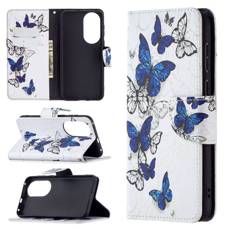 Colored Drawing Pattern Horizontal Flip Leather Case with Holder & Card Slots & Wallet, For Samsu...