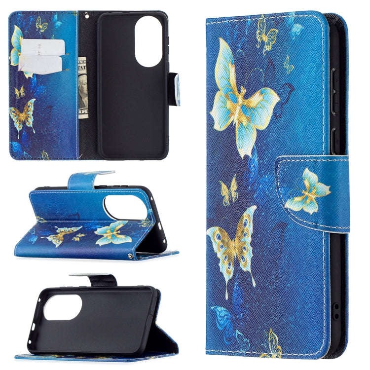 Colored Drawing Pattern Horizontal Flip Leather Case with Holder & Card Slots & Wallet, For Samsu...
