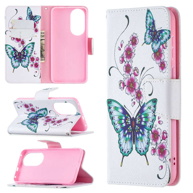 Colored Drawing Pattern Horizontal Flip Leather Case with Holder & Card Slots & Wallet, For Samsu...