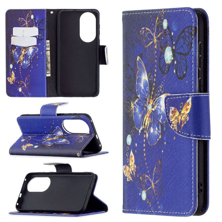 Colored Drawing Pattern Horizontal Flip Leather Case with Holder & Card Slots & Wallet, For Samsu...