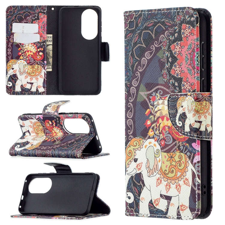 Colored Drawing Pattern Horizontal Flip Leather Case with Holder & Card Slots & Wallet, For Samsu...