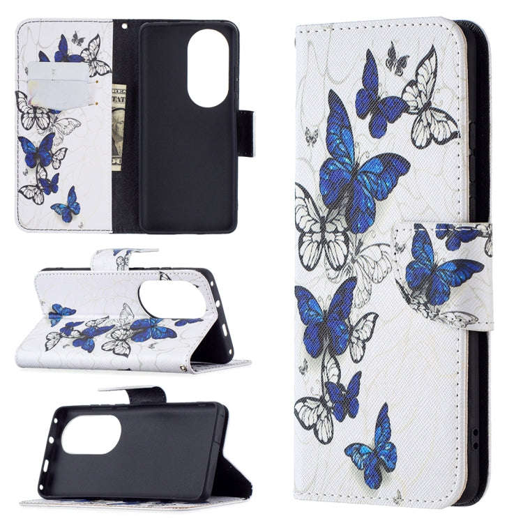 Colored Drawing Pattern Horizontal Flip Leather Case with Holder & Card Slots & Wallet, For Samsu...