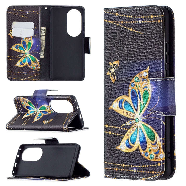 Colored Drawing Pattern Horizontal Flip Leather Case with Holder & Card Slots & Wallet, For Samsu...
