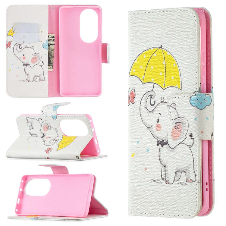 Colored Drawing Pattern Horizontal Flip Leather Case with Holder & Card Slots & Wallet, For Samsu...