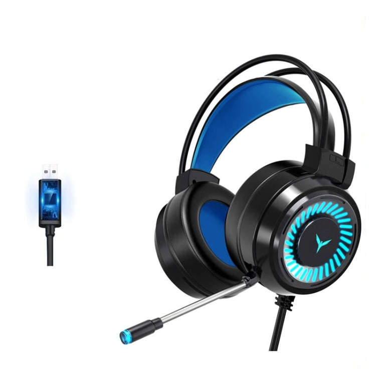 2 PCS G58 Head-Mounted Gaming Wired Headset with Microphone, Cable Length: about 2m, Black Single...