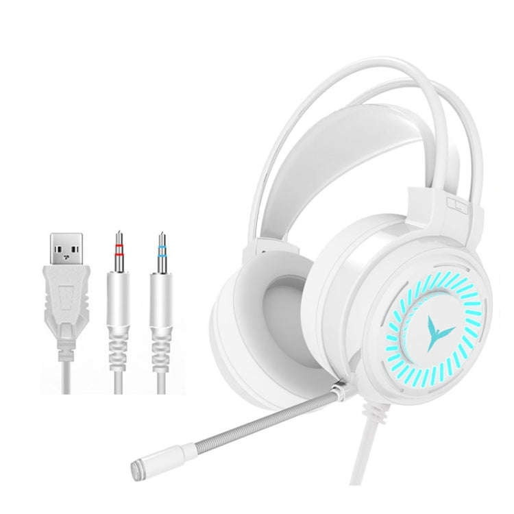 2 PCS G58 Head-Mounted Gaming Wired Headset with Microphone, Cable Length: about 2m, Black Single...