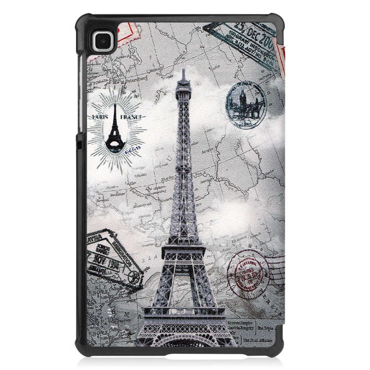 Colored Drawing Pattern Horizontal Flip Leather Case with Three-folding Holder, For Samsung Galax...