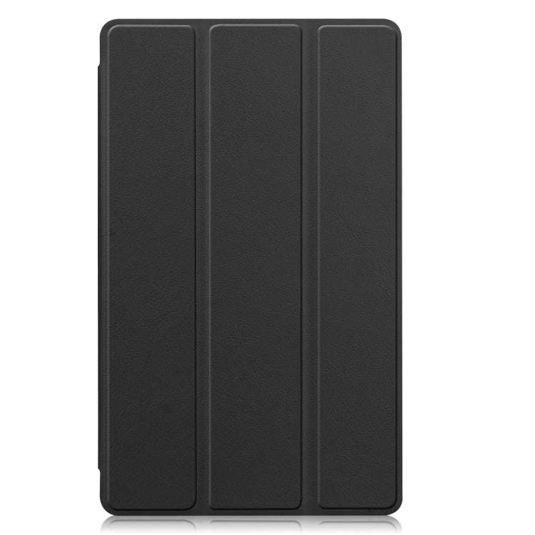 Custer Pattern Pure Color Horizontal Flip Leather Case with Three-folding Holder, For Samsung Gal...