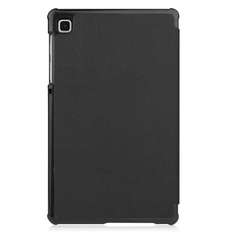 Custer Pattern Pure Color Horizontal Flip Leather Case with Three-folding Holder, For Samsung Gal...