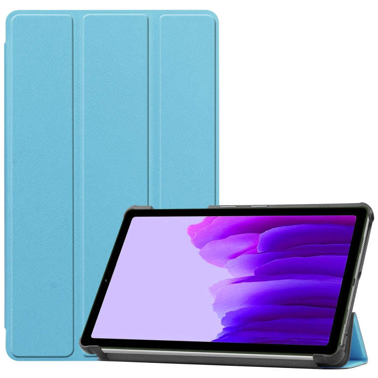 Custer Pattern Pure Color Horizontal Flip Leather Case with Three-folding Holder, For Samsung Gal...