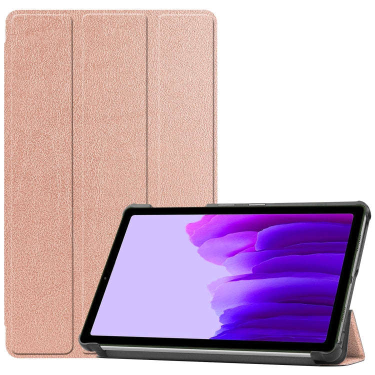 Custer Pattern Pure Color Horizontal Flip Leather Case with Three-folding Holder, For Samsung Gal...