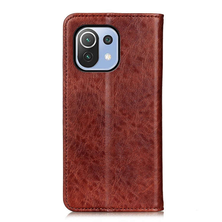 Magnetic Crazy Horse Texture Horizontal Flip Leather Case with Holder & Card Slots & Wallet, For ...