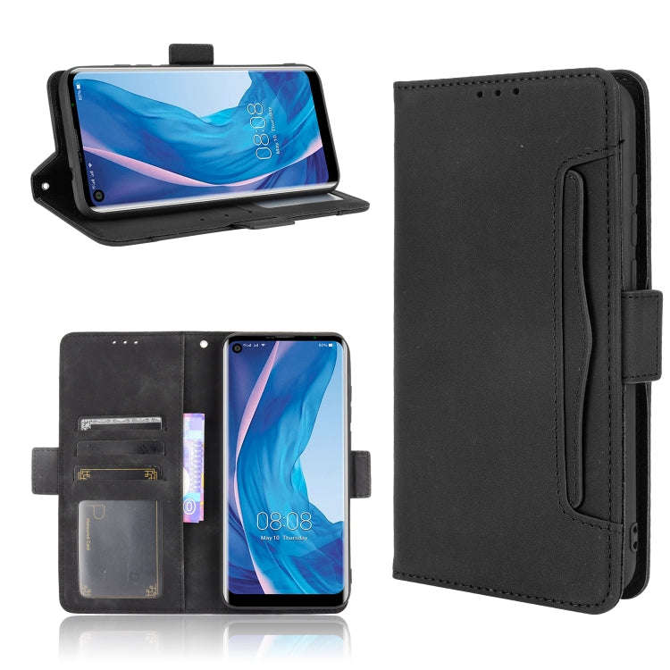 Skin Feel Calf Pattern Horizontal Flip Leather Case with Holder & Card Slots & Photo Frame, For X...