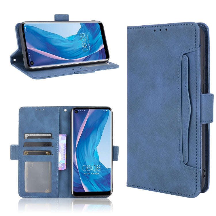 Skin Feel Calf Pattern Horizontal Flip Leather Case with Holder & Card Slots & Photo Frame, For X...