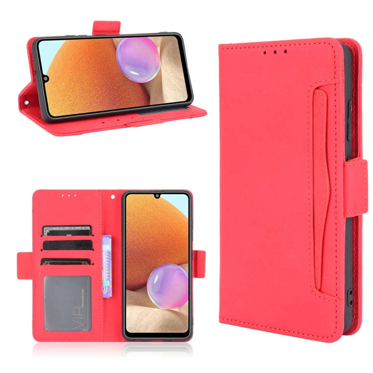 Skin Feel Calf Pattern Horizontal Flip Leather Case with Holder & Card Slots & Photo Frame, For X...