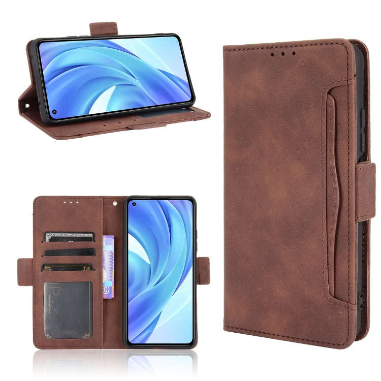Skin Feel Calf Pattern Horizontal Flip Leather Case with Holder & Card Slots & Photo Frame, For X...