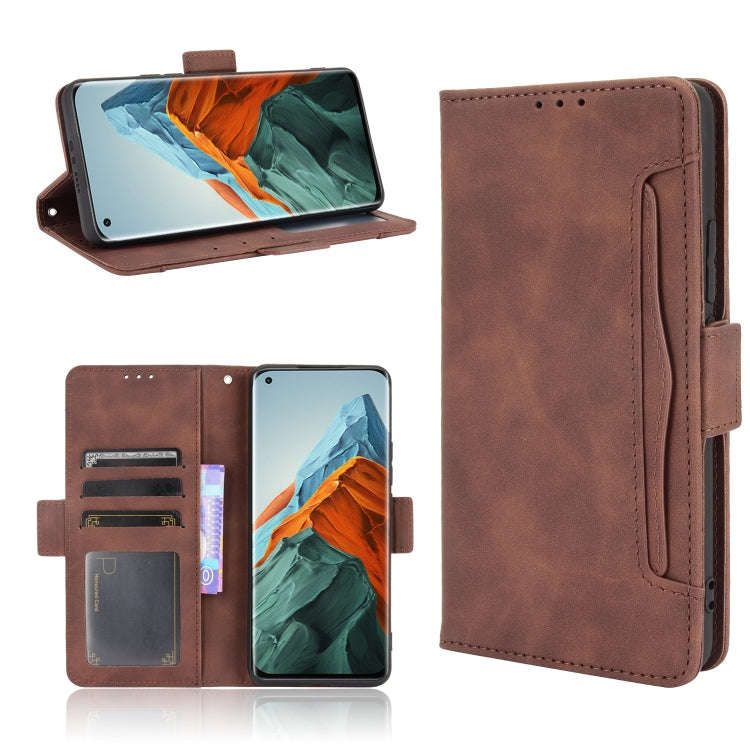 Skin Feel Calf Pattern Horizontal Flip Leather Case with Holder & Card Slots & Photo Frame, For X...