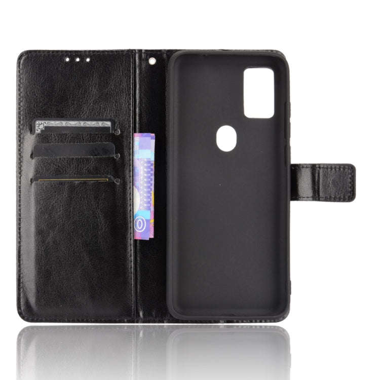 Retro Crazy Horse Texture Horizontal Flip Leather Case with Holder & Card Slots & Photo Frame, Fo...