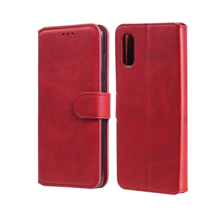 Classic Calf Texture PU + TPU Horizontal Flip Leather Case with Holder & Card Slots & Wallet, For...