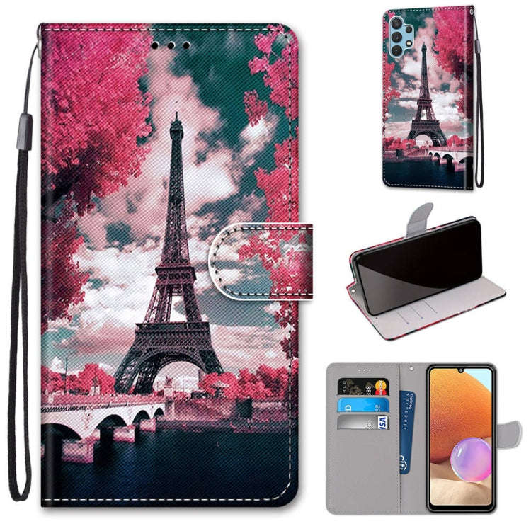 Coloured Drawing Cross Texture Horizontal Flip PU Leather Case with Holder & Card Slots & Wallet ...