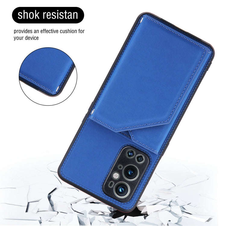 Skin Feel PU + TPU + PC Back Cover Shockproof Case with Card Slots & Holder & Photo Frame, For On...