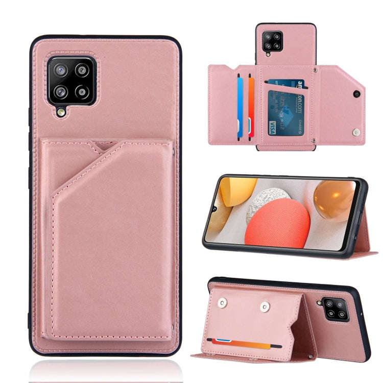 Skin Feel PU + TPU + PC Back Cover Shockproof Case with Card Slots & Holder & Photo Frame, For On...