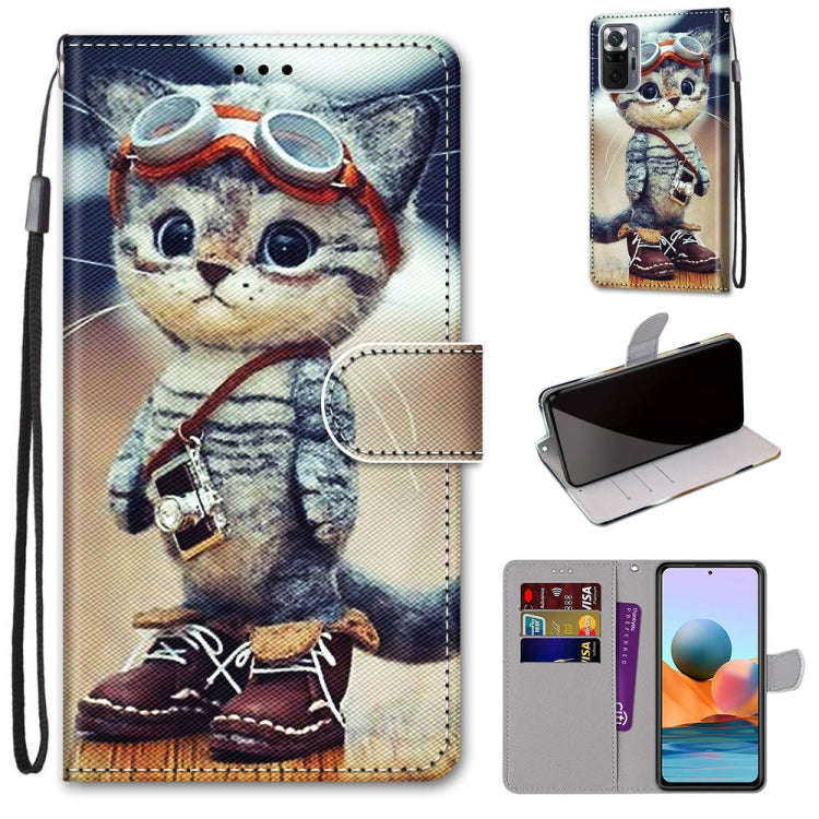 Coloured Drawing Cross Texture Horizontal Flip PU Leather Case with Holder & Card Slots & Wallet ...