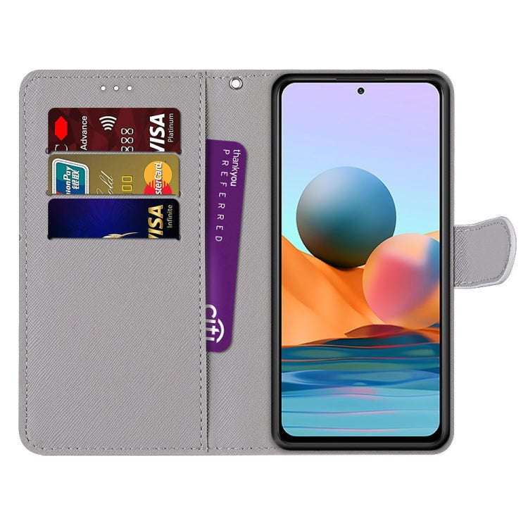 Coloured Drawing Cross Texture Horizontal Flip PU Leather Case with Holder & Card Slots & Wallet ...