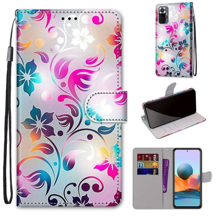 Coloured Drawing Cross Texture Horizontal Flip PU Leather Case with Holder & Card Slots & Wallet ...