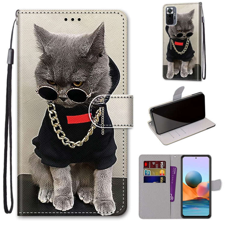 Coloured Drawing Cross Texture Horizontal Flip PU Leather Case with Holder & Card Slots & Wallet ...
