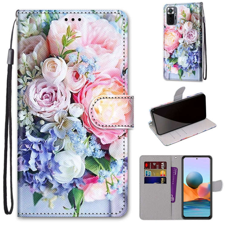 Coloured Drawing Cross Texture Horizontal Flip PU Leather Case with Holder & Card Slots & Wallet ...