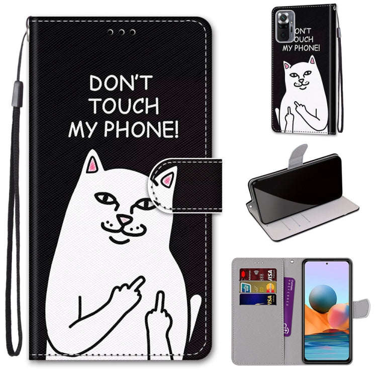 Coloured Drawing Cross Texture Horizontal Flip PU Leather Case with Holder & Card Slots & Wallet ...