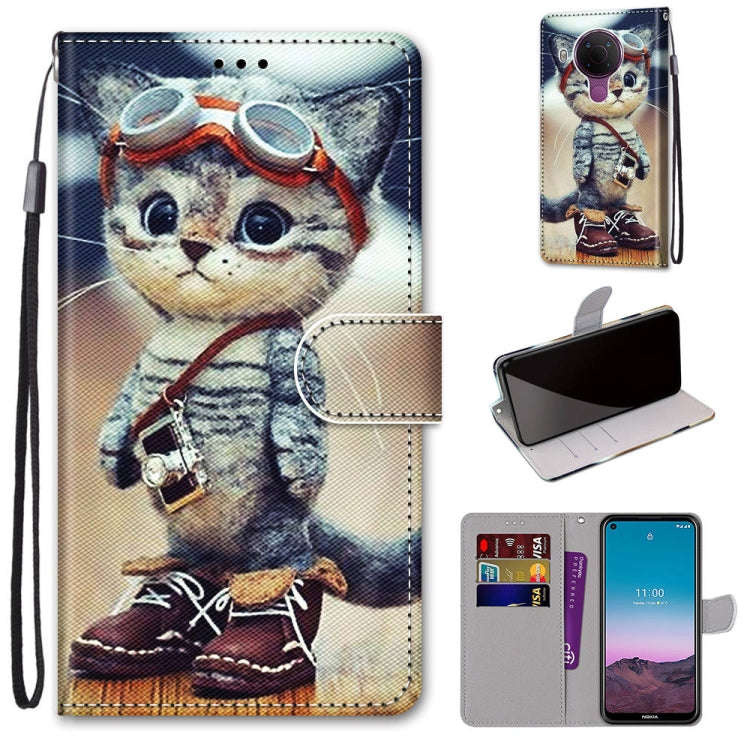 Coloured Drawing Cross Texture Horizontal Flip PU Leather Case with Holder & Card Slots & Wallet ...