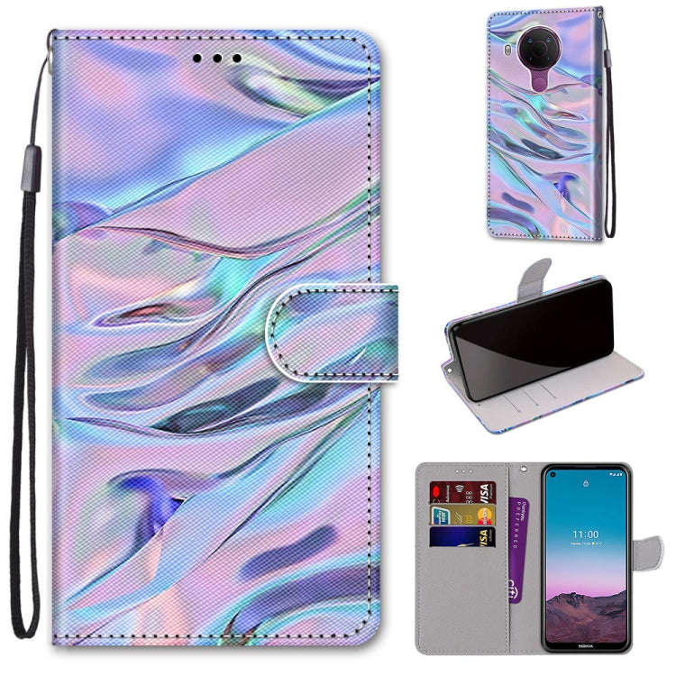 Coloured Drawing Cross Texture Horizontal Flip PU Leather Case with Holder & Card Slots & Wallet ...