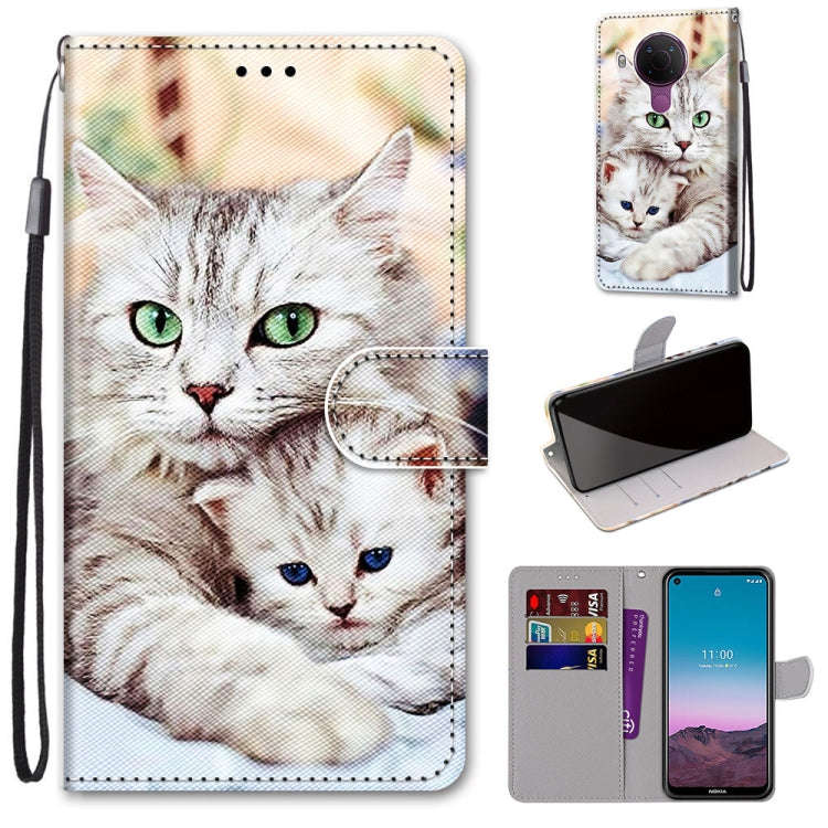 Coloured Drawing Cross Texture Horizontal Flip PU Leather Case with Holder & Card Slots & Wallet ...