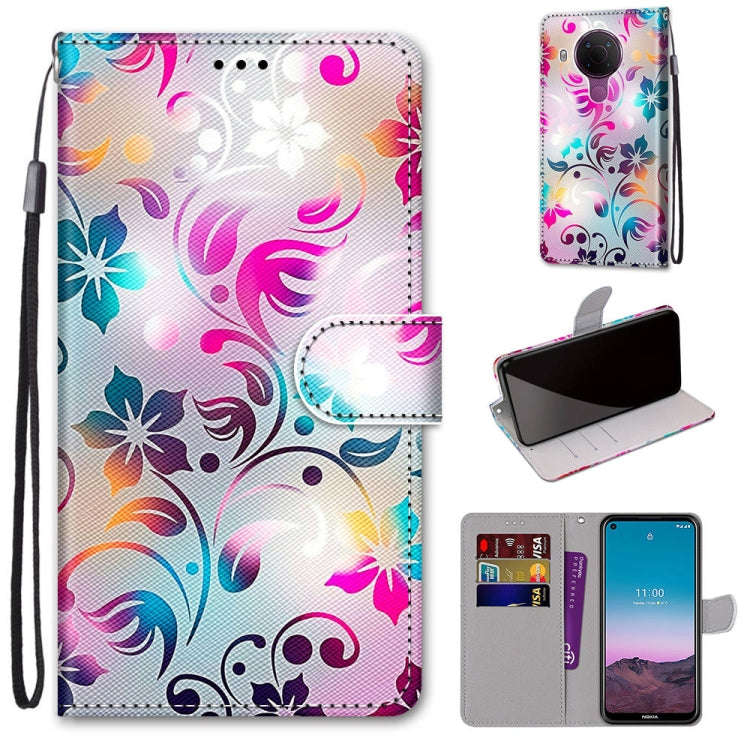 Coloured Drawing Cross Texture Horizontal Flip PU Leather Case with Holder & Card Slots & Wallet ...