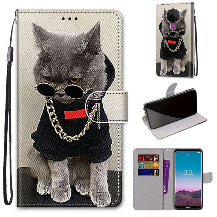Coloured Drawing Cross Texture Horizontal Flip PU Leather Case with Holder & Card Slots & Wallet ...